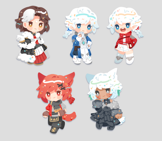 (PREORDER) FFXIV Wood Pins